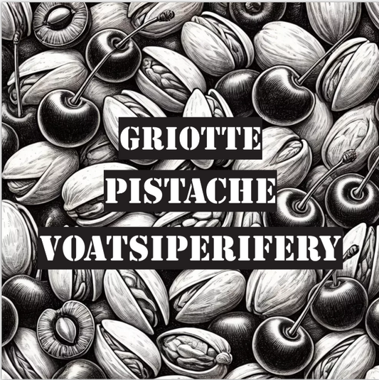 Pistache, griotte, poivre voatsiperifery